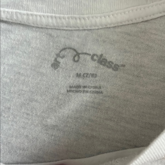 White Graphic Kids T-Shirt with Pink Floral Design - Picture 2 of 2